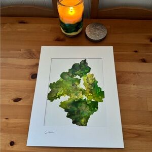 New Original Signed Artwork Alcohol Ink on Paper 209